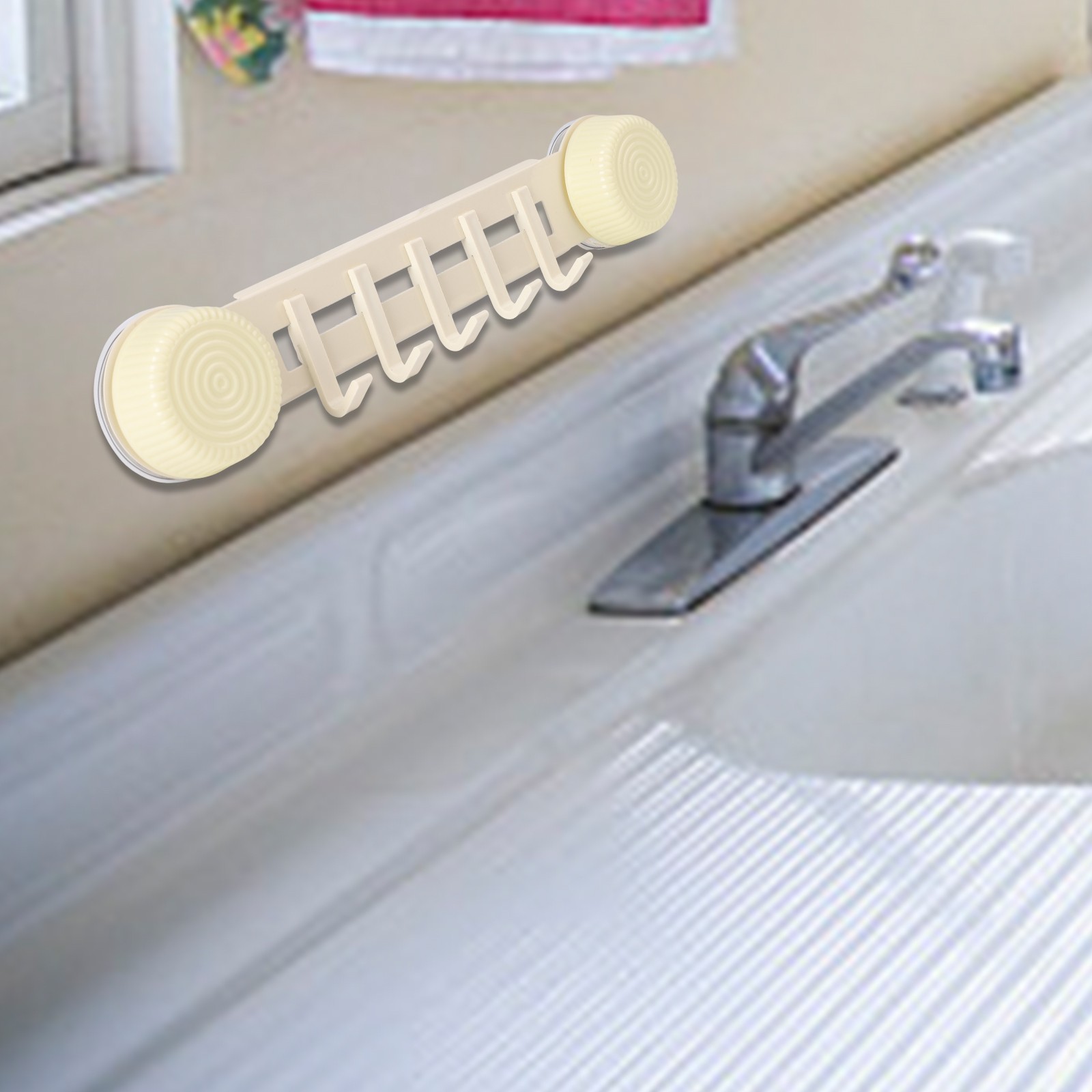 Multifunctional Holder Kitchen Storage Rack Carbon Steel Material For Bathroom - Picture 19 of 35