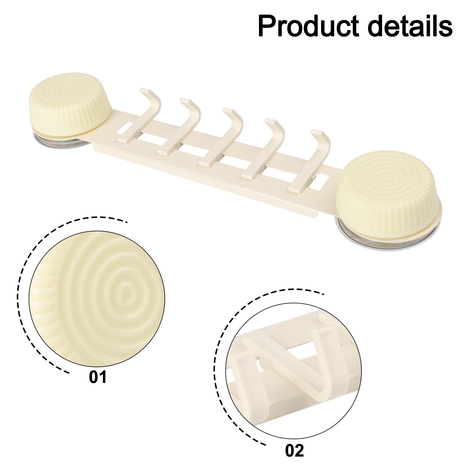 Multifunctional Holder Kitchen Storage Rack Carbon Steel Material For Bathroom - Picture 20 of 35