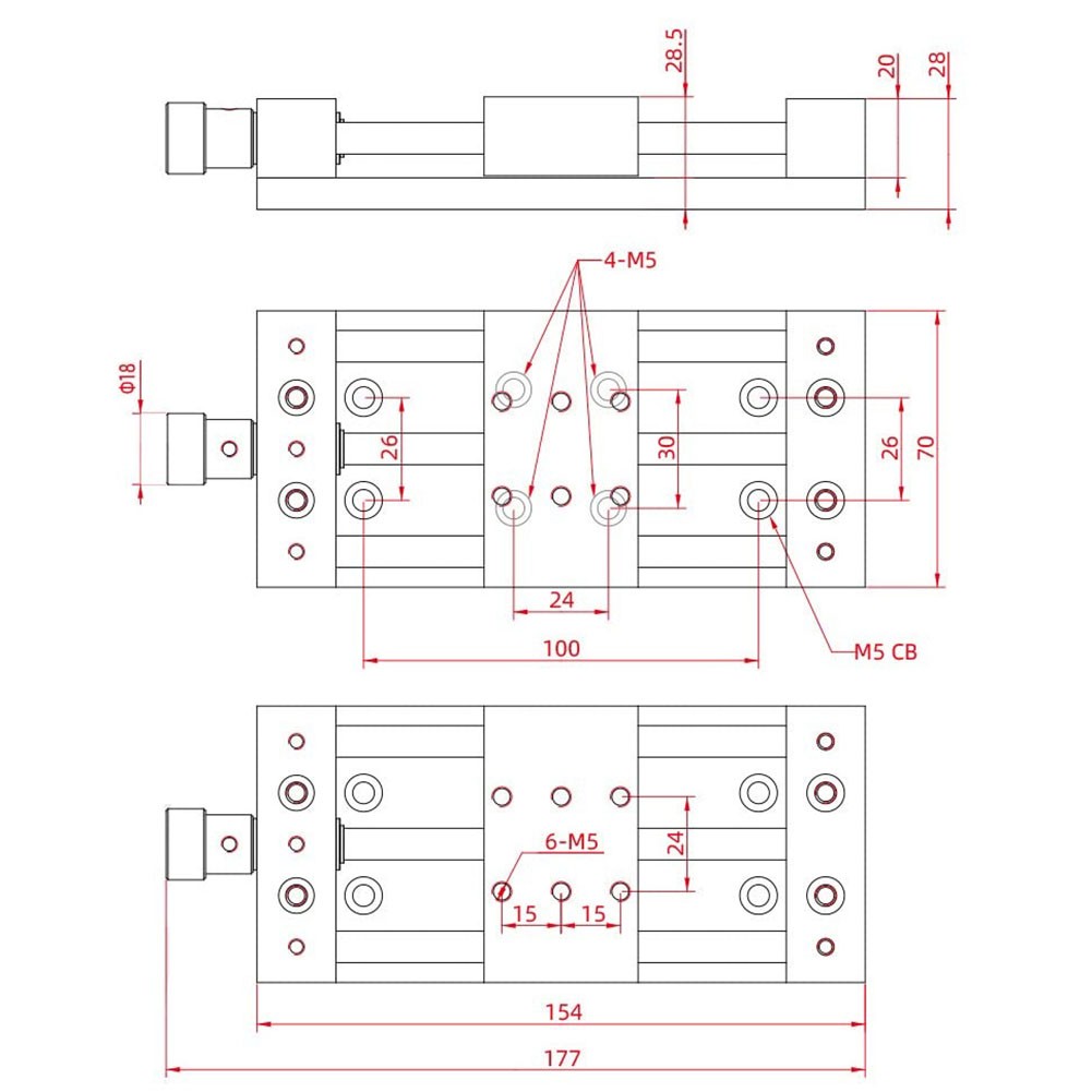 Robust X Axis Linear Stage for Reliable and Efficient Displacement Adjustments - Picture 14 of 14