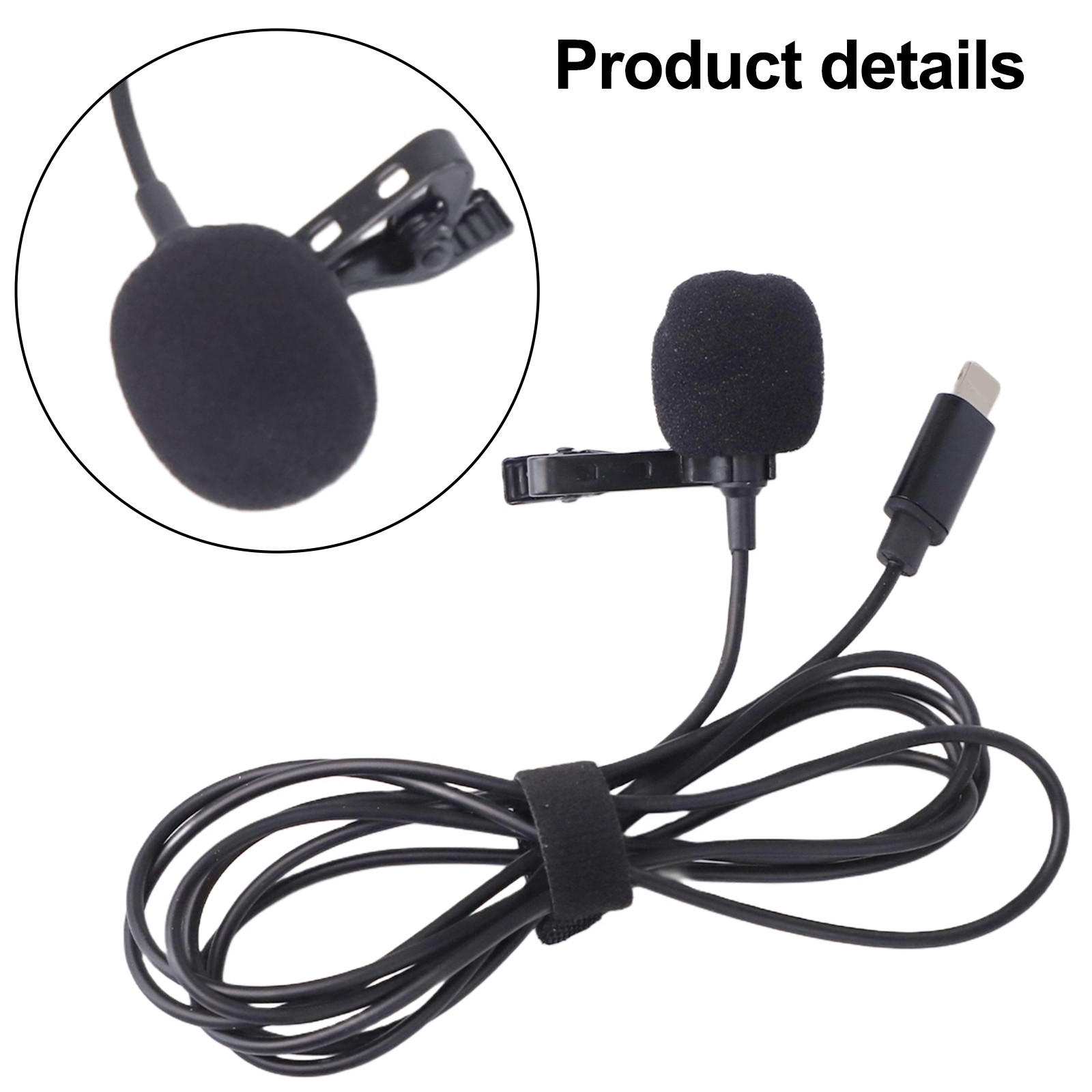 Microphone �� clipser 1 5 m pour audio clair pour streaming en direct et vlogs - Zdjęcie 41 z 45
