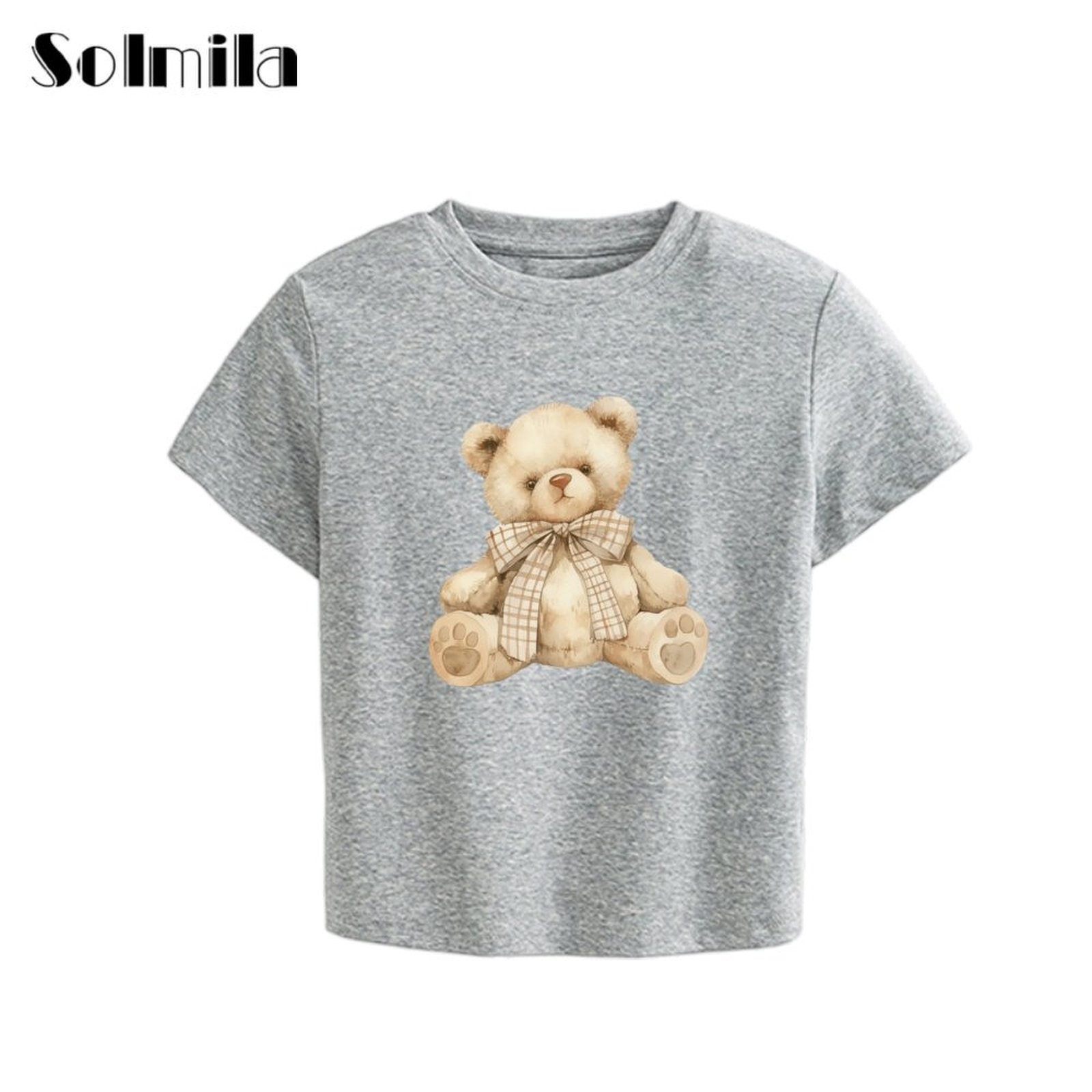 Summer Basic T Shirt Vacation And Holiday Clothing Fashionable Women's Top - Picture 2 of 14