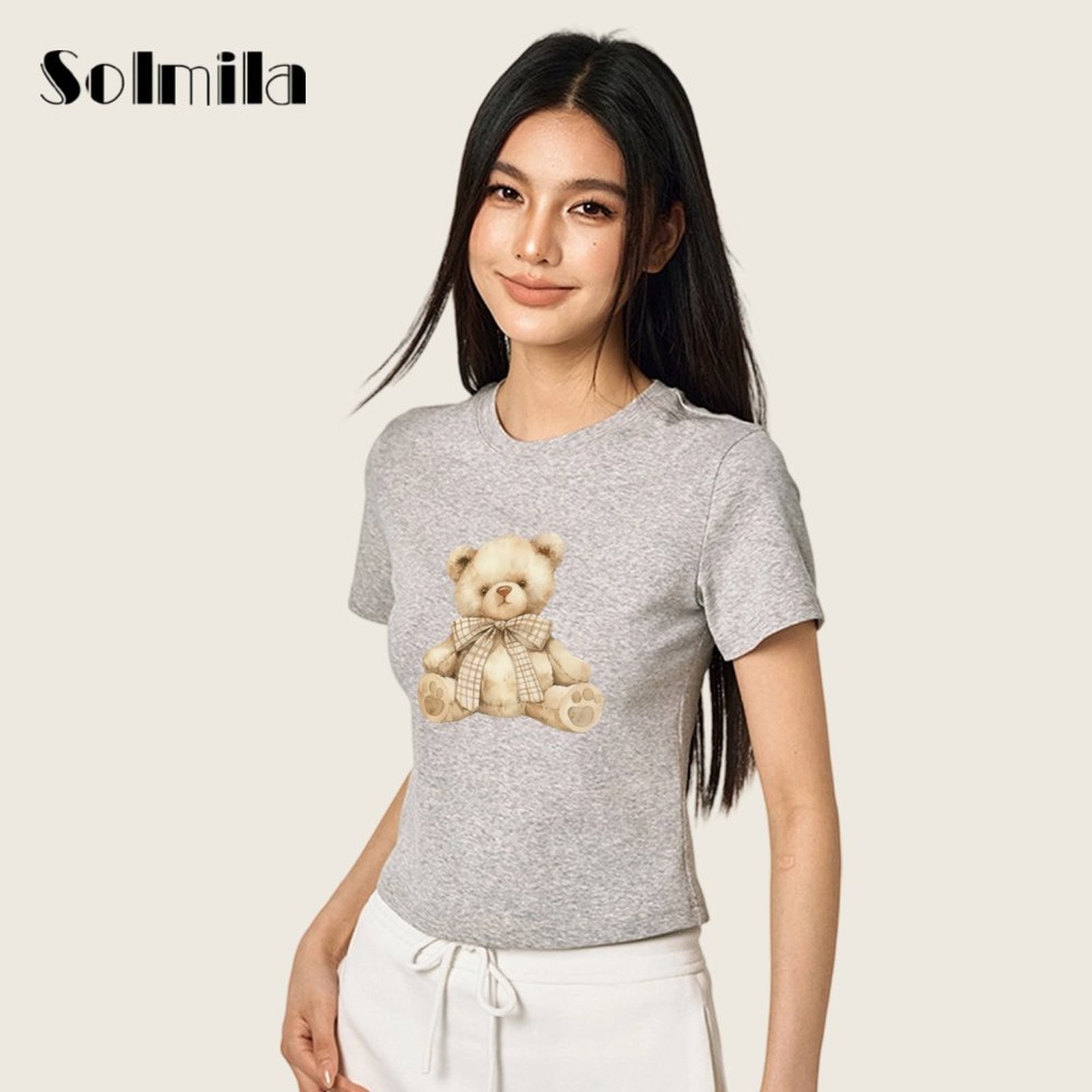 Summer Basic T Shirt Vacation And Holiday Clothing Fashionable Women's Top - Picture 5 of 14