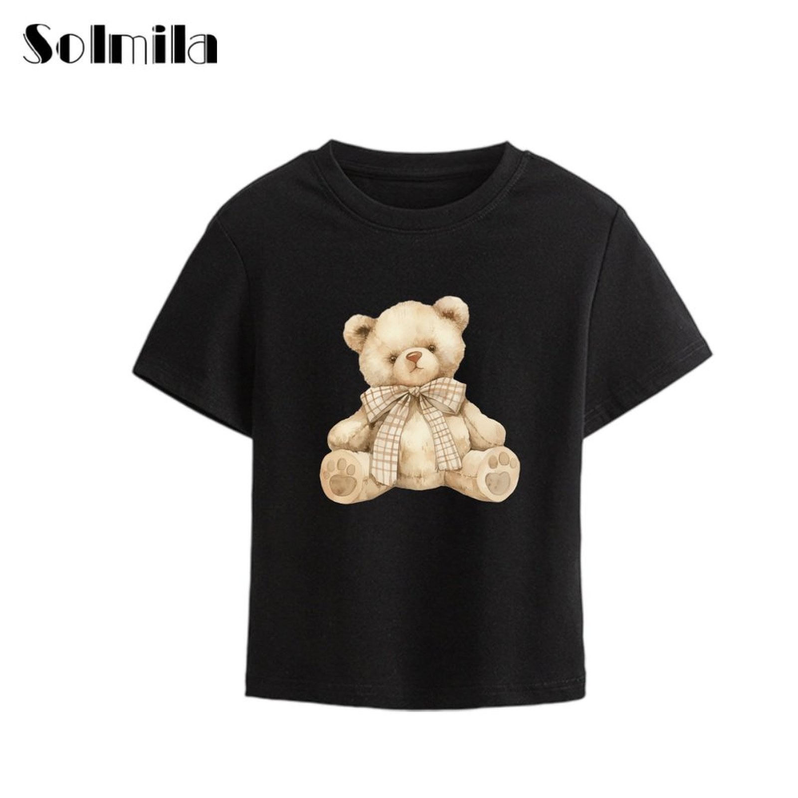 Summer Basic T Shirt Vacation And Holiday Clothing Fashionable Women's Top - Picture 6 of 14