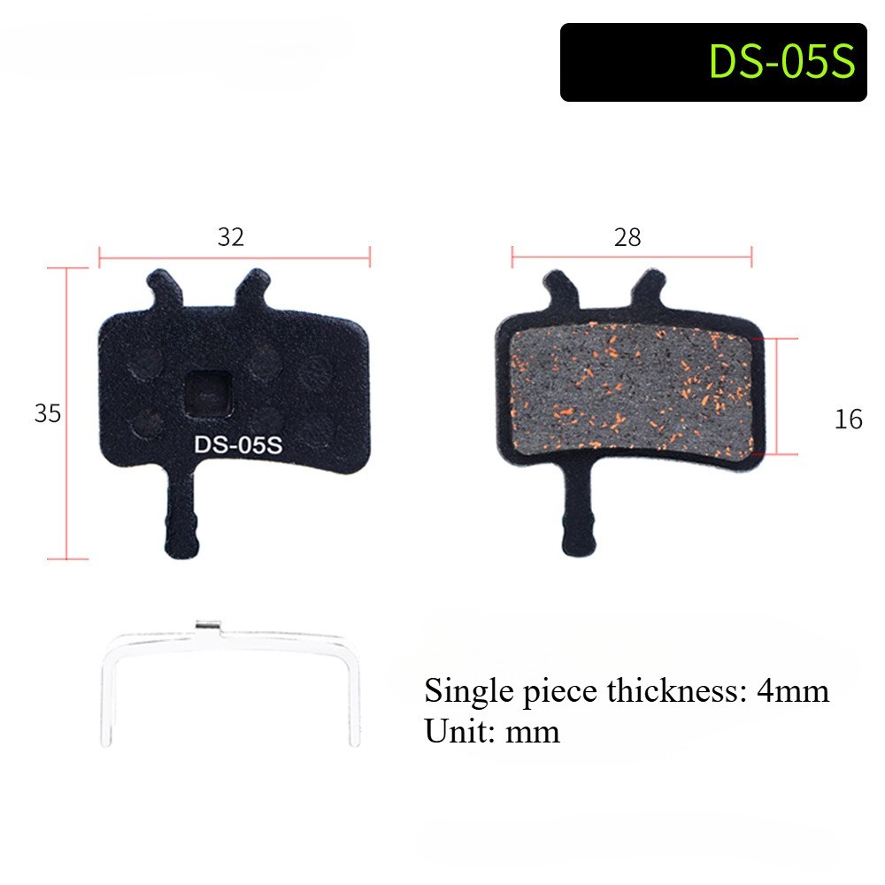 Freno de disco de repuesto para bicicleta freno de disco DS-01S pastillas de freno material antidesgaste - Imagen 22 de 23