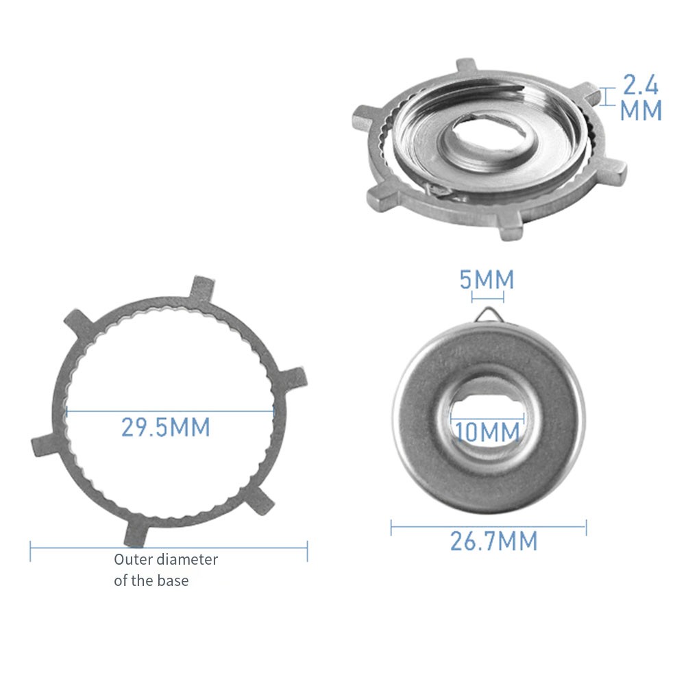 Base de sonido de acero inoxidable para DAIWA para accesorios de pesca de metanio - Imagen 20 de 88