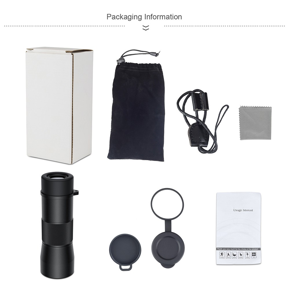 810x42 Monocular Telescope for Camping For Hiking and Bird Watching Activities - Picture 31 of 36