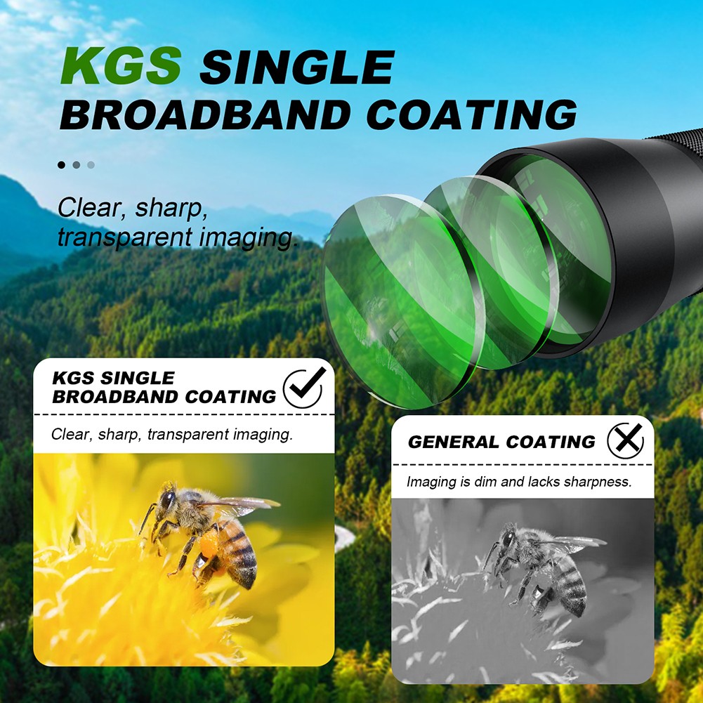 810x42 Monocular Telescope for Camping For Hiking and Bird Watching Activities - Picture 28 of 36