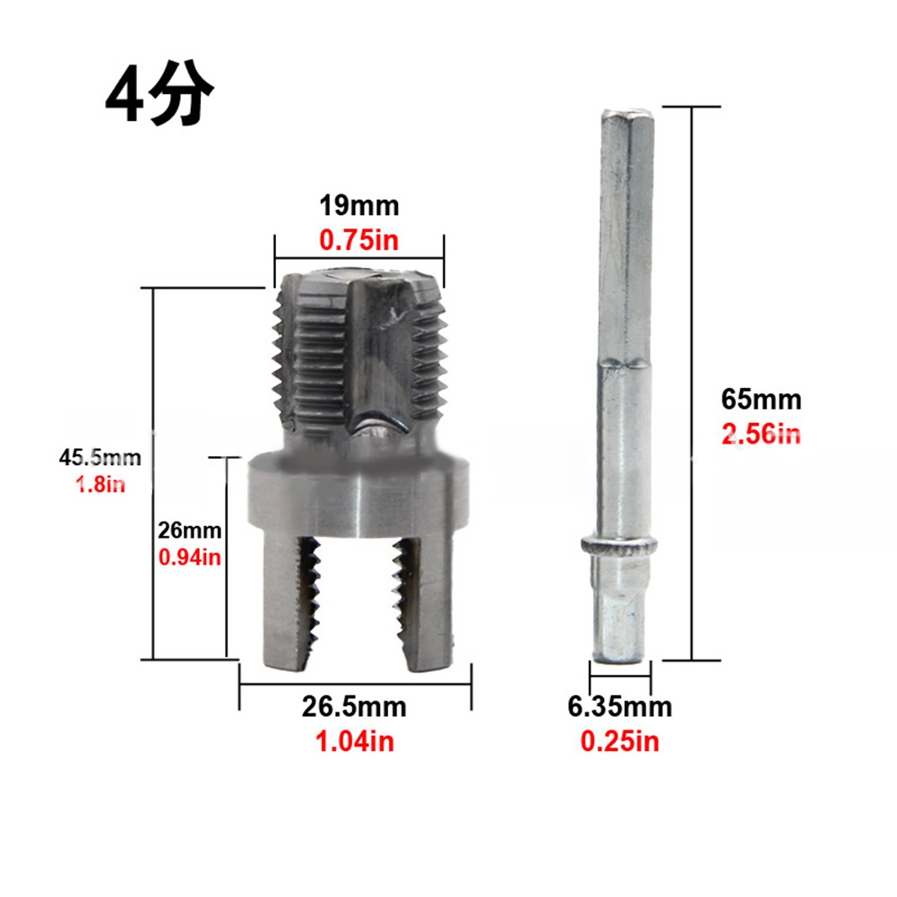 Advanced Thread Cutting Tool for Water Pipes 20MM 25MM Integrated Design