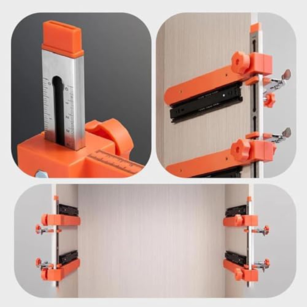 Drawer Slide Jig with Magnetic Arm and Easy Length Adjustment Features - Picture 14 of 18