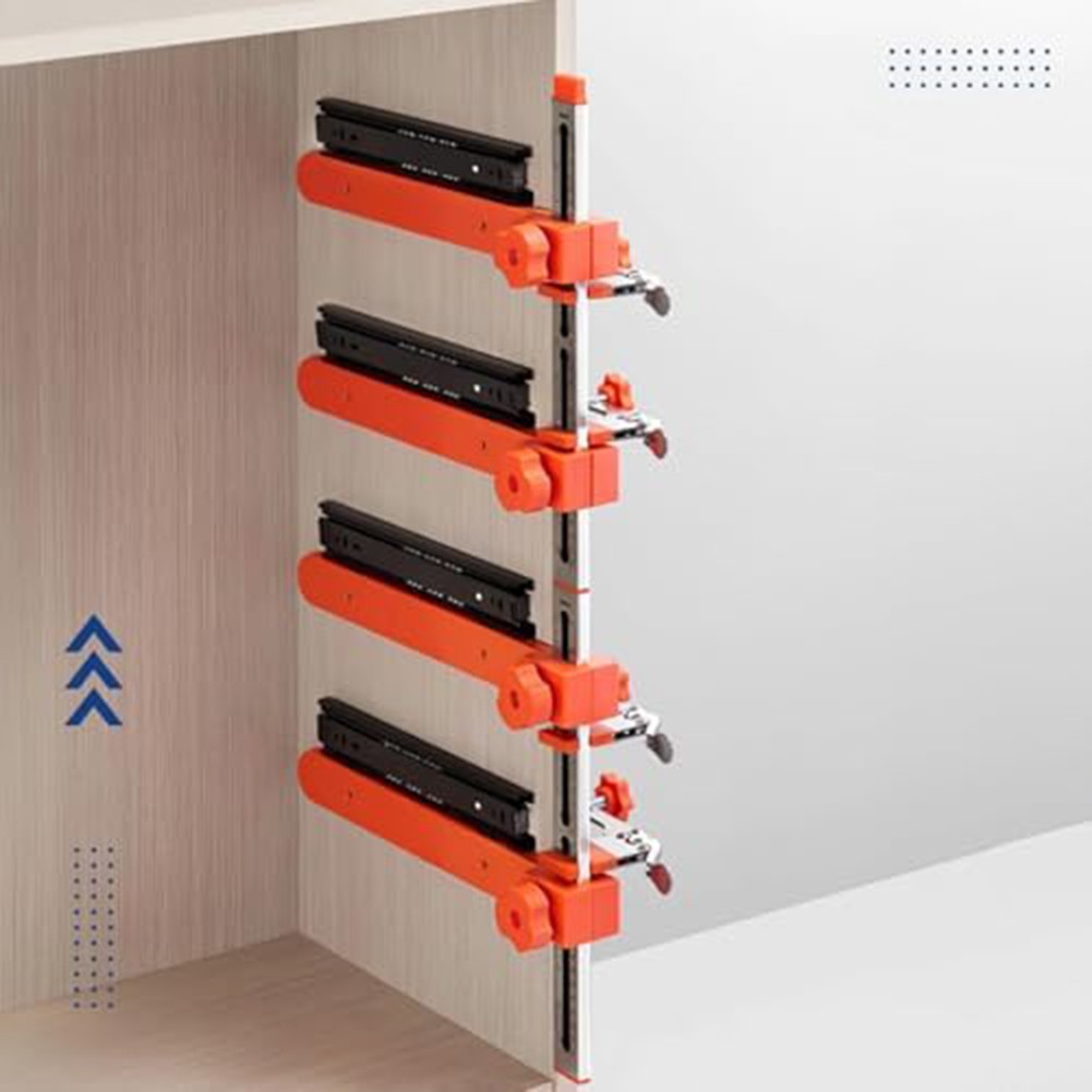 Drawer Slide Jig with Magnetic Arm and Easy Length Adjustment Features - Picture 18 of 18