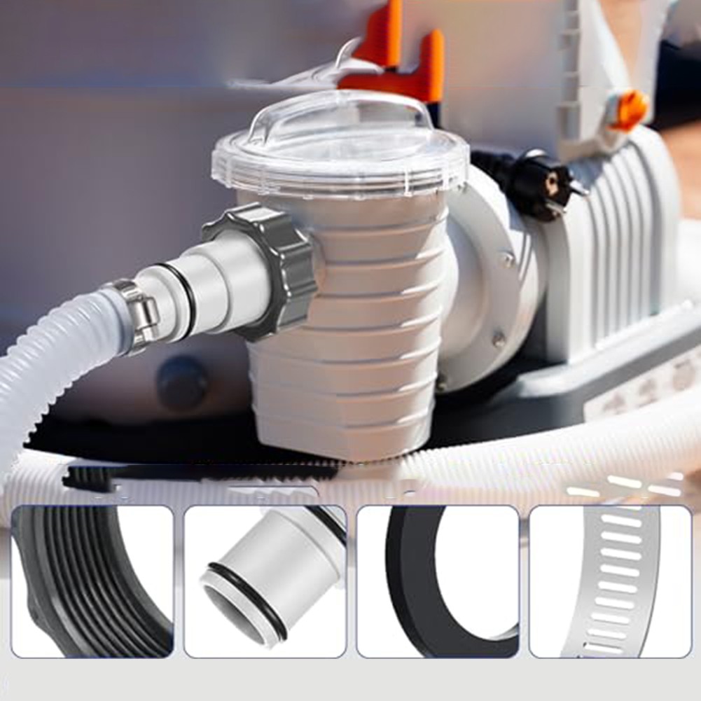 For Intex Pool Hose Adapter 125 to 15 Inch Includes Complete Installation Kit