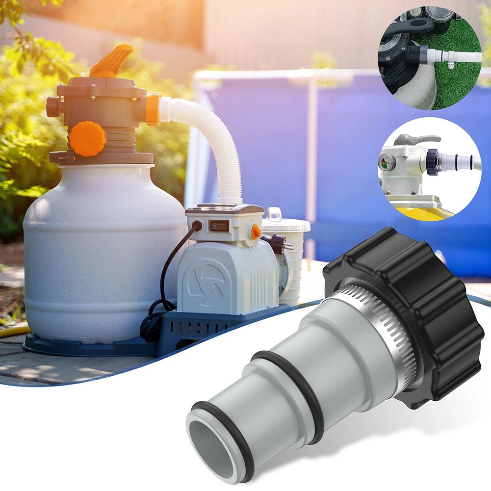 For Intex Pool Hose Adapter 125 to 15 Inch Includes Complete Installation Kit