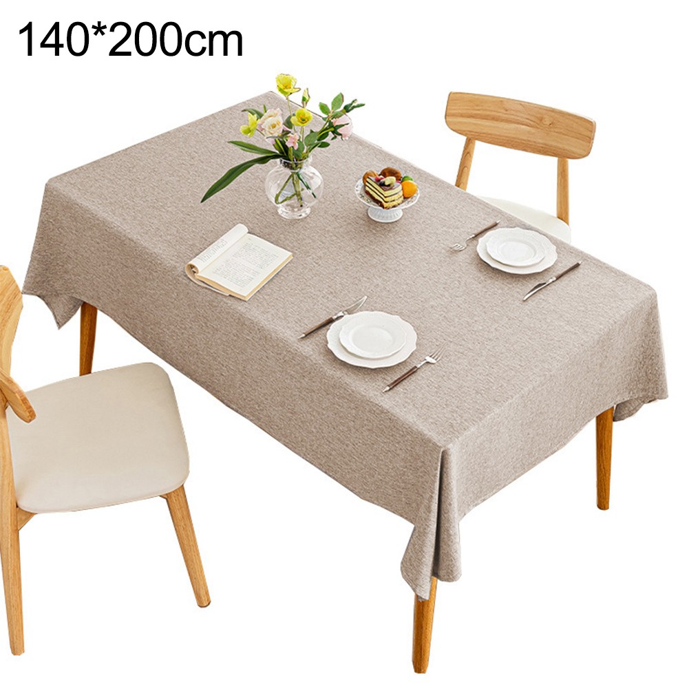 User Friendly Cotton Linen Tablecloth for Rectangular For Dining Tables - Picture 30 of 35