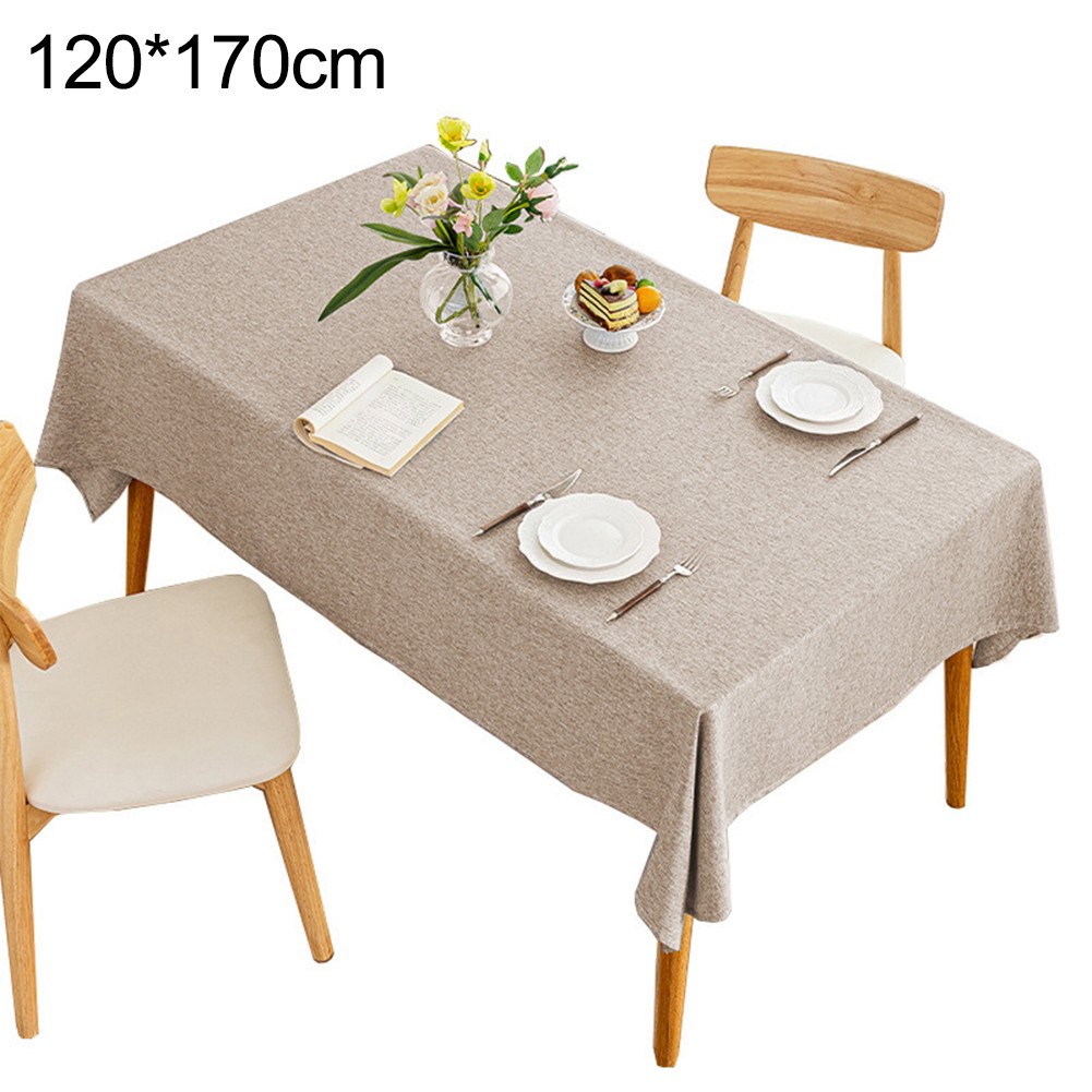 User Friendly Cotton Linen Tablecloth for Rectangular For Dining Tables - Picture 21 of 35