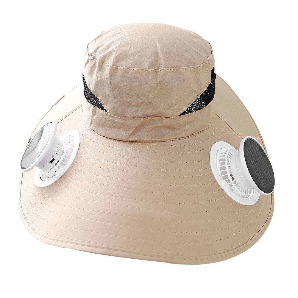Wide Brim Outdoor Hat with Innovative Solar Fan Technology for Comfort - Picture 19 of 22