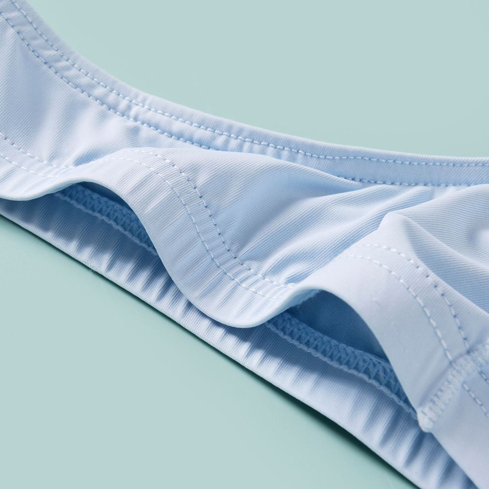 Men's T Back Thong Underwear Solid Low Waist Design with Quick Dry Bulge Pouch - Picture 24 of 26