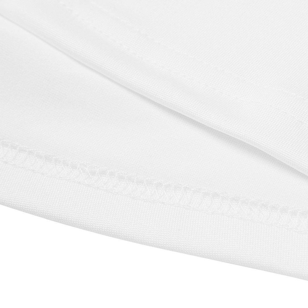 Casual Women's T Shirt White Polyester Short Sleeve Tight Fit for Everyday Use - Picture 47 of 84