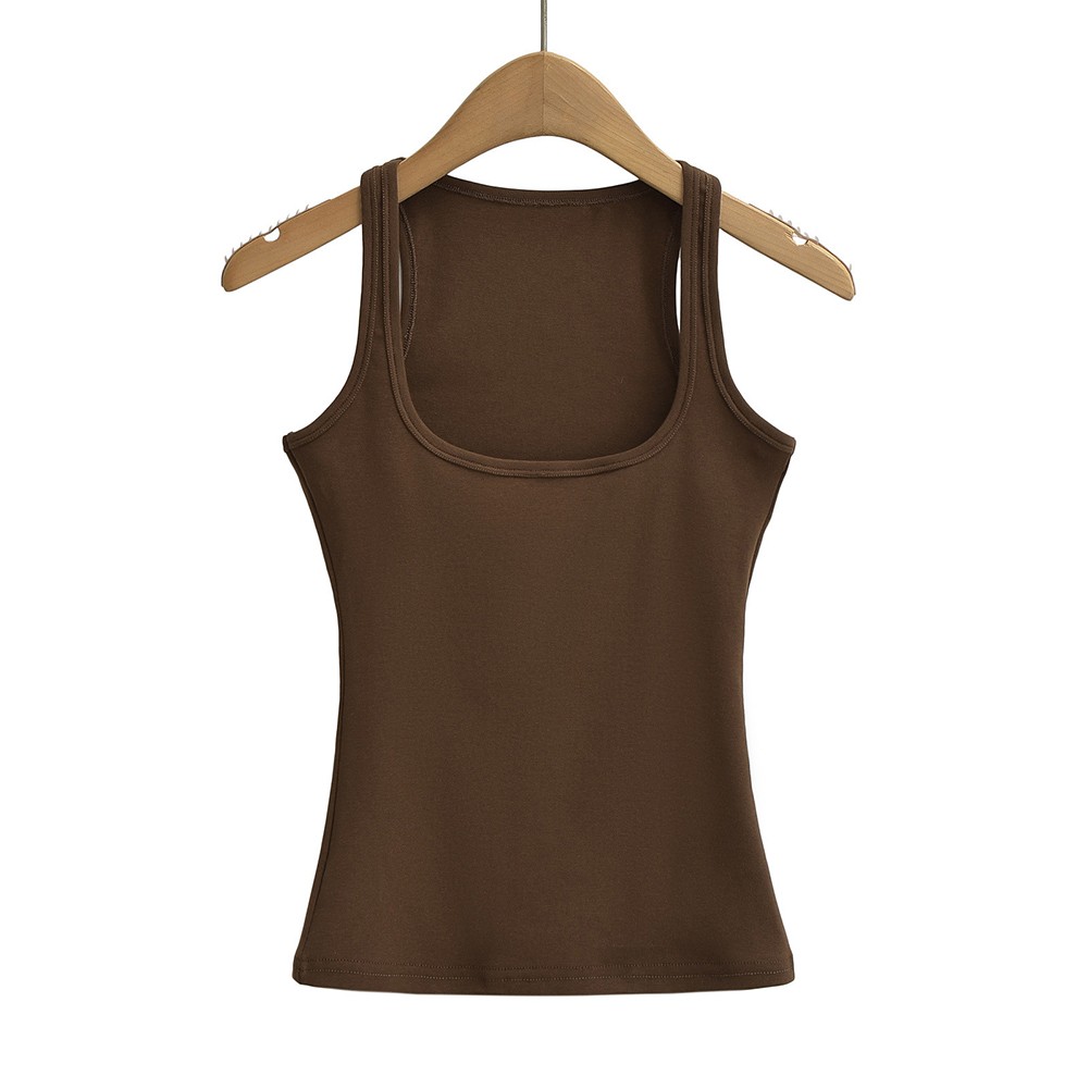 Summer Slim Fit Sleeveless Knitted Vest for Women Casual Basic Tank Top - Picture 15 of 20