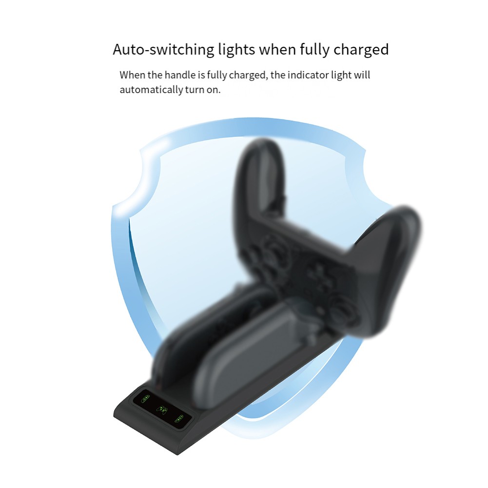 3 in 1 Charging Base for Joycon and Pro Controllers for Nintendo For Switch2 - Afbeelding 7 van 9