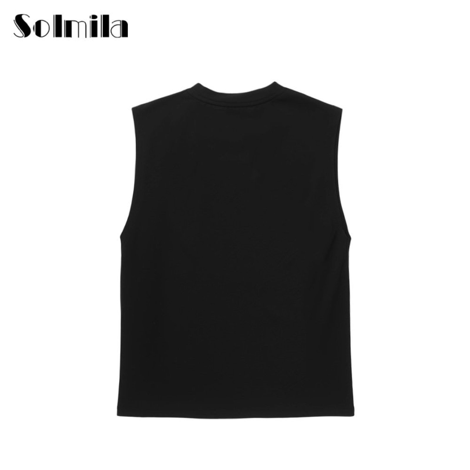 Loose Fit Tee Sleeveless T Shirt Daily Casual Lightweight Fabric Regular Length - Picture 14 of 14