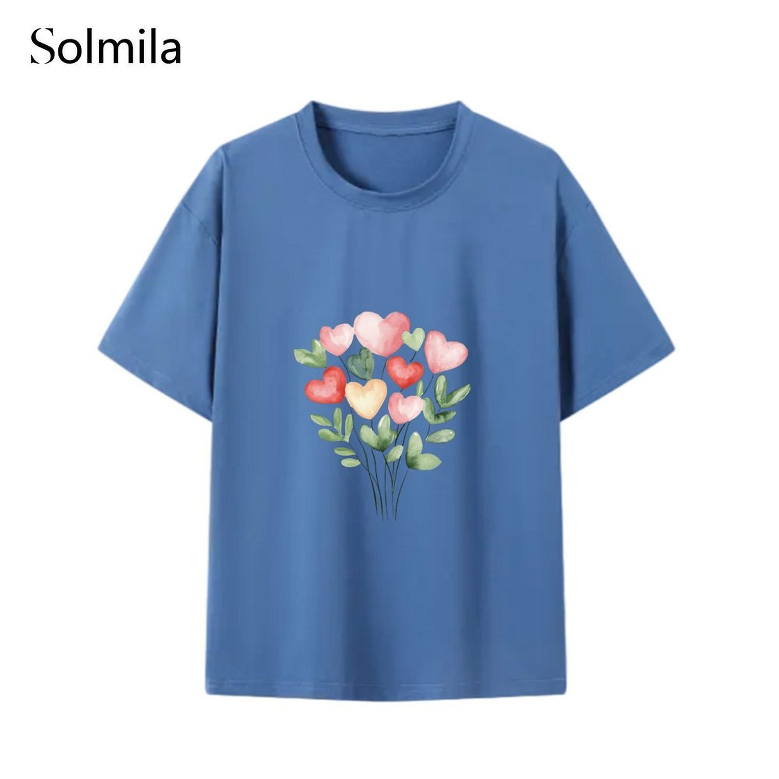 Casual T Shirt Comfortable Tee Club Wear Home Relaxation Top Polyester Fabric - Picture 11 of 13