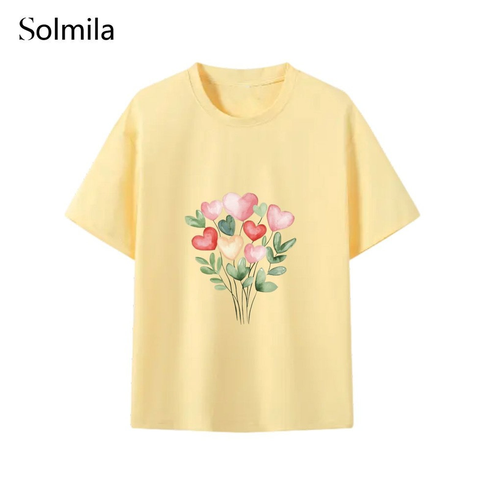 Casual T Shirt Comfortable Tee Club Wear Home Relaxation Top Polyester Fabric - Picture 12 of 13
