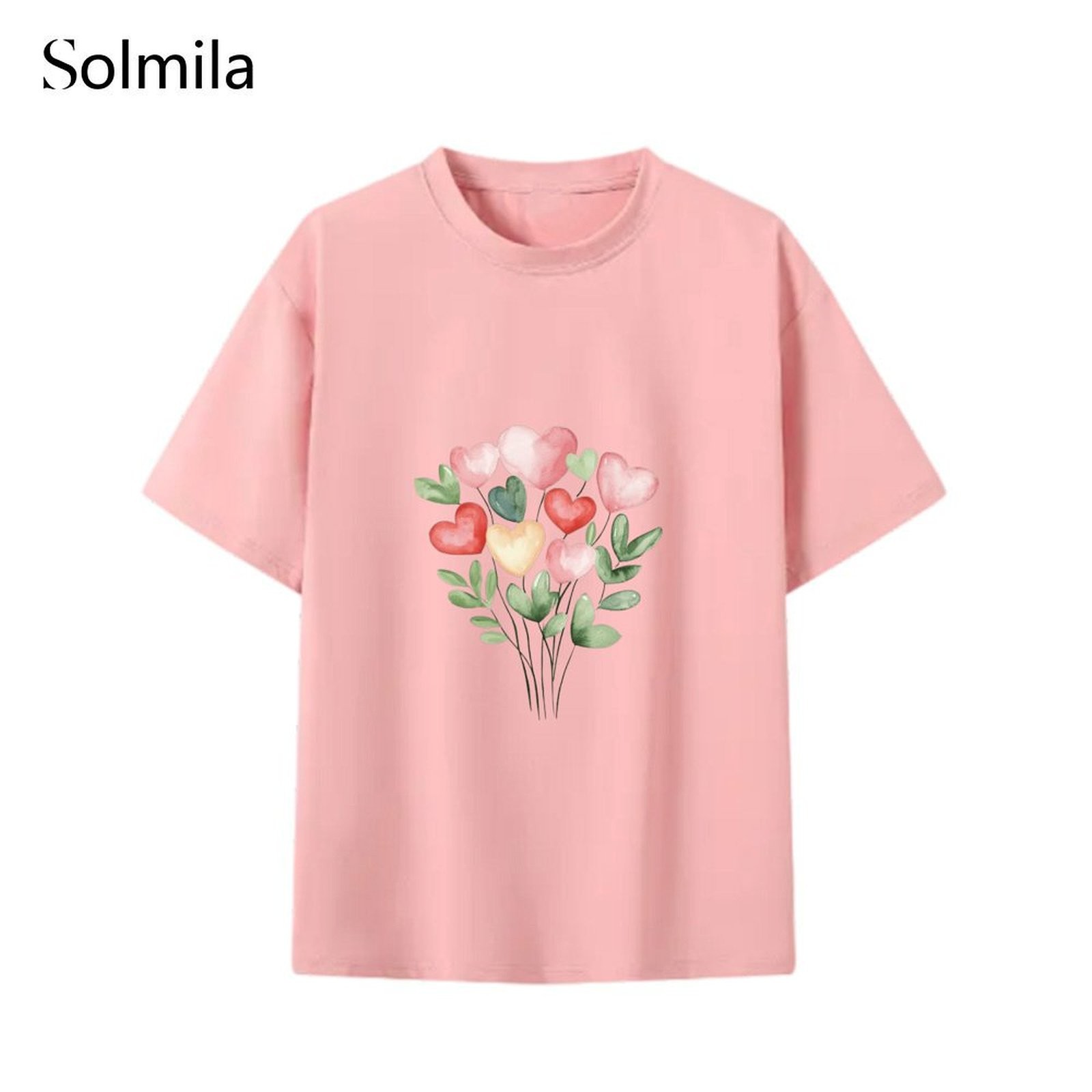 Casual T Shirt Comfortable Tee Club Wear Home Relaxation Top Polyester Fabric - Picture 13 of 13