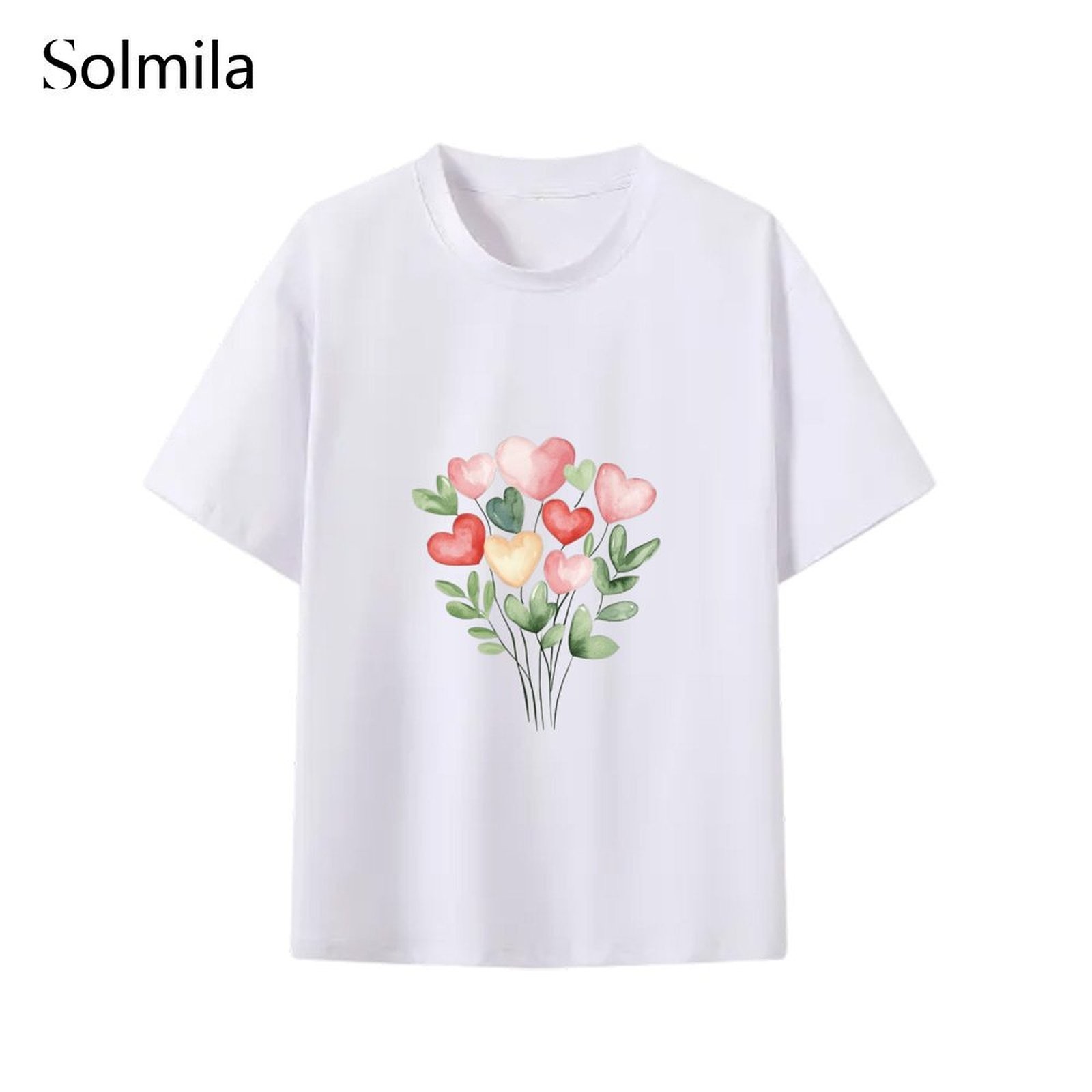 Casual T Shirt Comfortable Tee Club Wear Home Relaxation Top Polyester Fabric - Picture 9 of 13