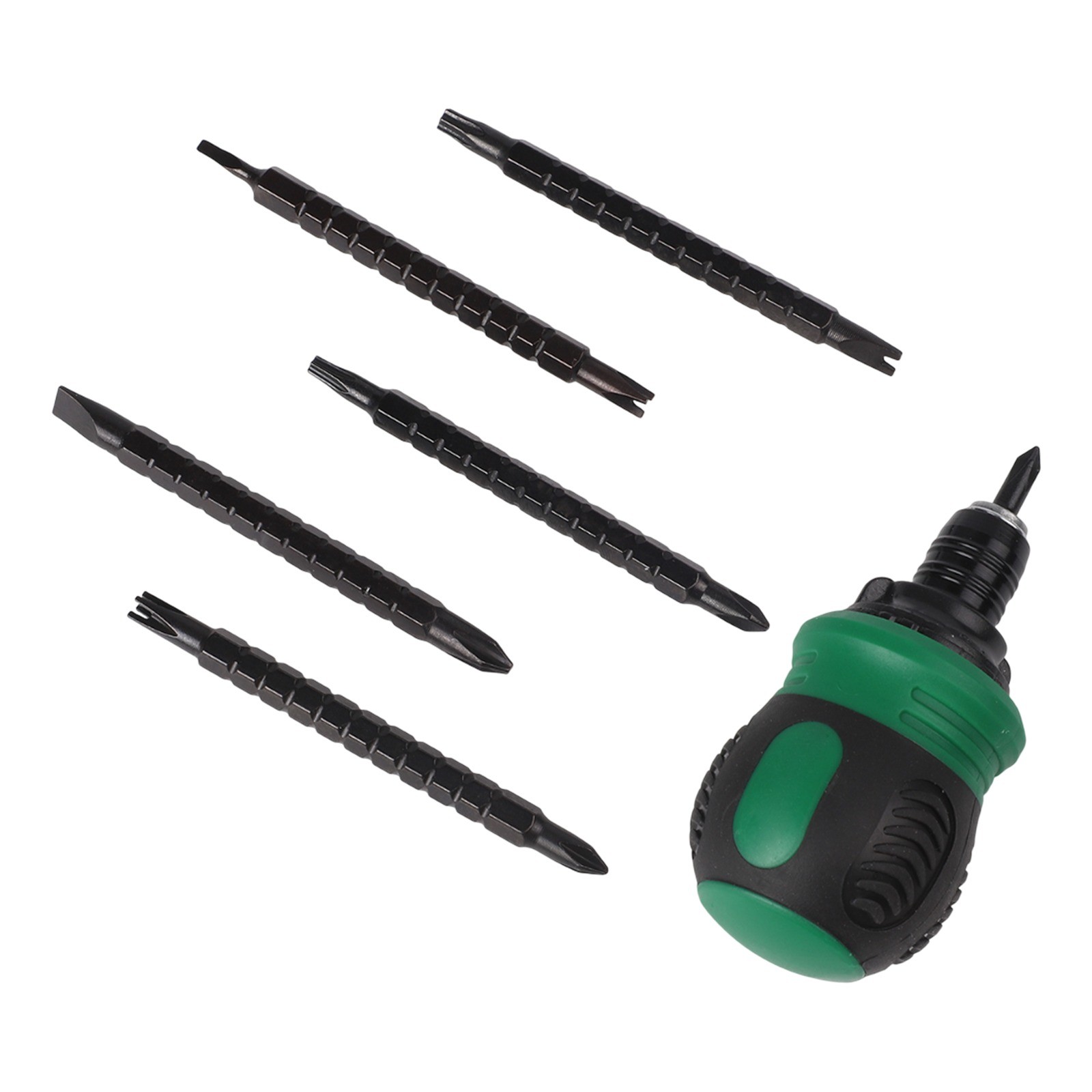 Set cacciaviti a cricchetto portatile 12 in 1 per progetti fai da te e riparazioni quotidiane - Foto 46 di 51