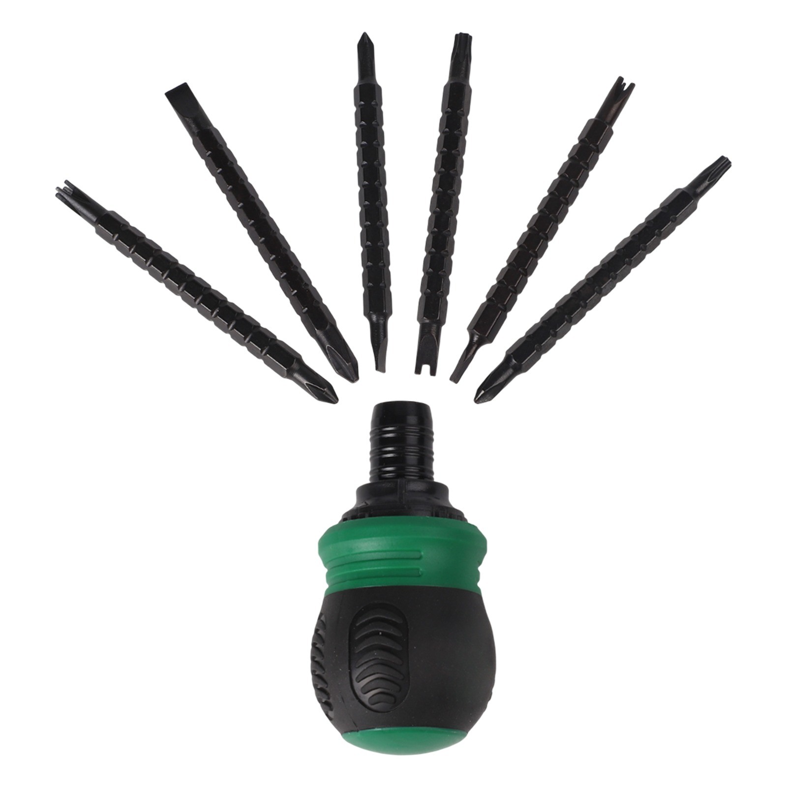 Set cacciaviti a cricchetto portatile 12 in 1 per progetti fai da te e riparazioni quotidiane - Foto 41 di 51