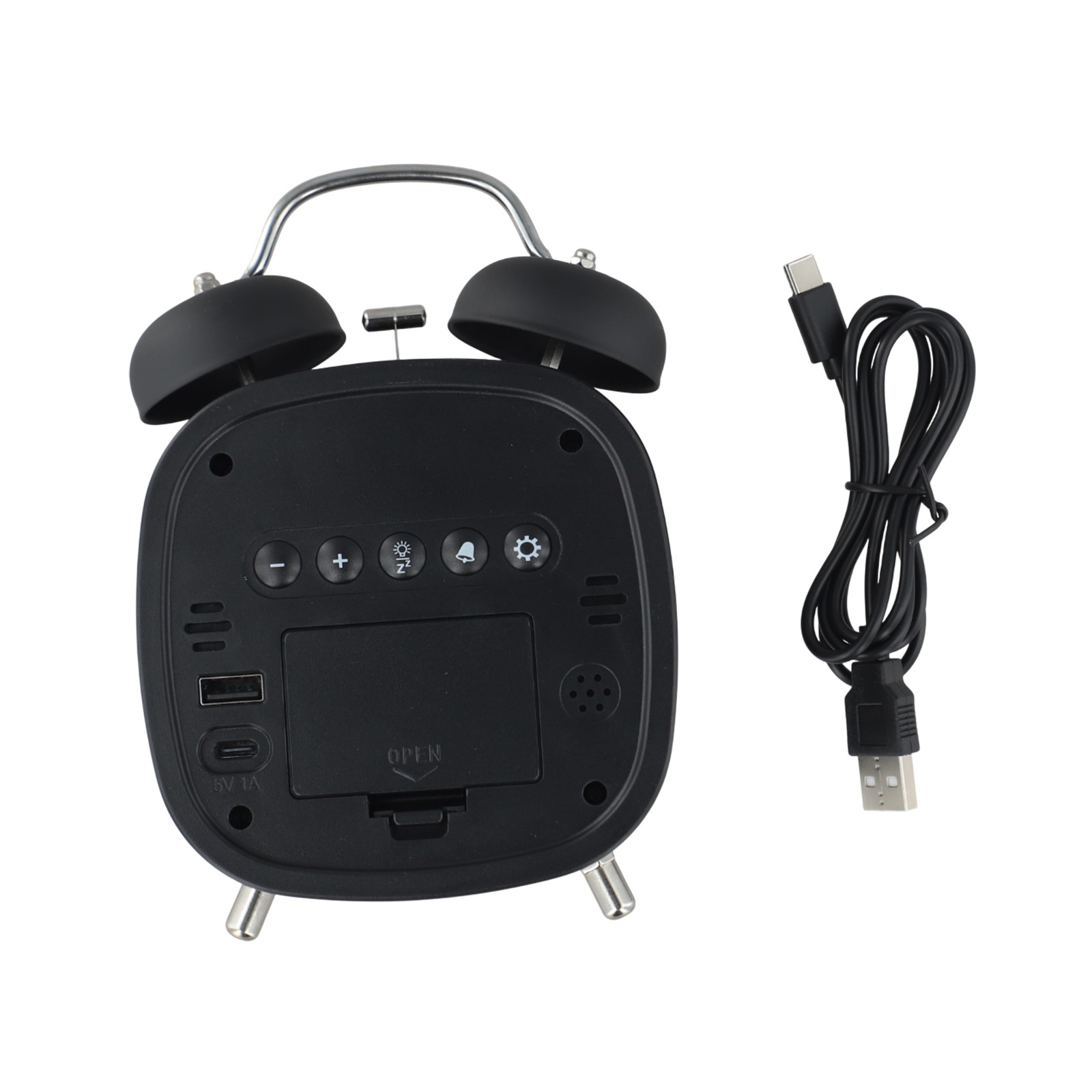 Peaceful Environment Digital Clock Easy Readability Mechanical Ringing Sound