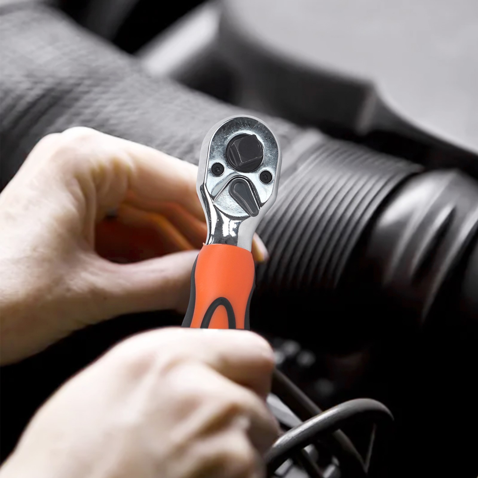 Comfortable Grip 72 Tooth Ratchet Wrench 14 12inch for Convenient Maintenance - Picture 47 of 50