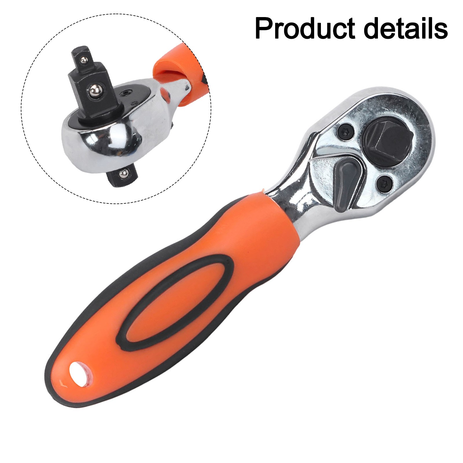 72 Teeth Ratchet Wrench 3/8 1/4 and 1/2 Inch Chrome Vanadium Steel Tool - Picture 45 of 50
