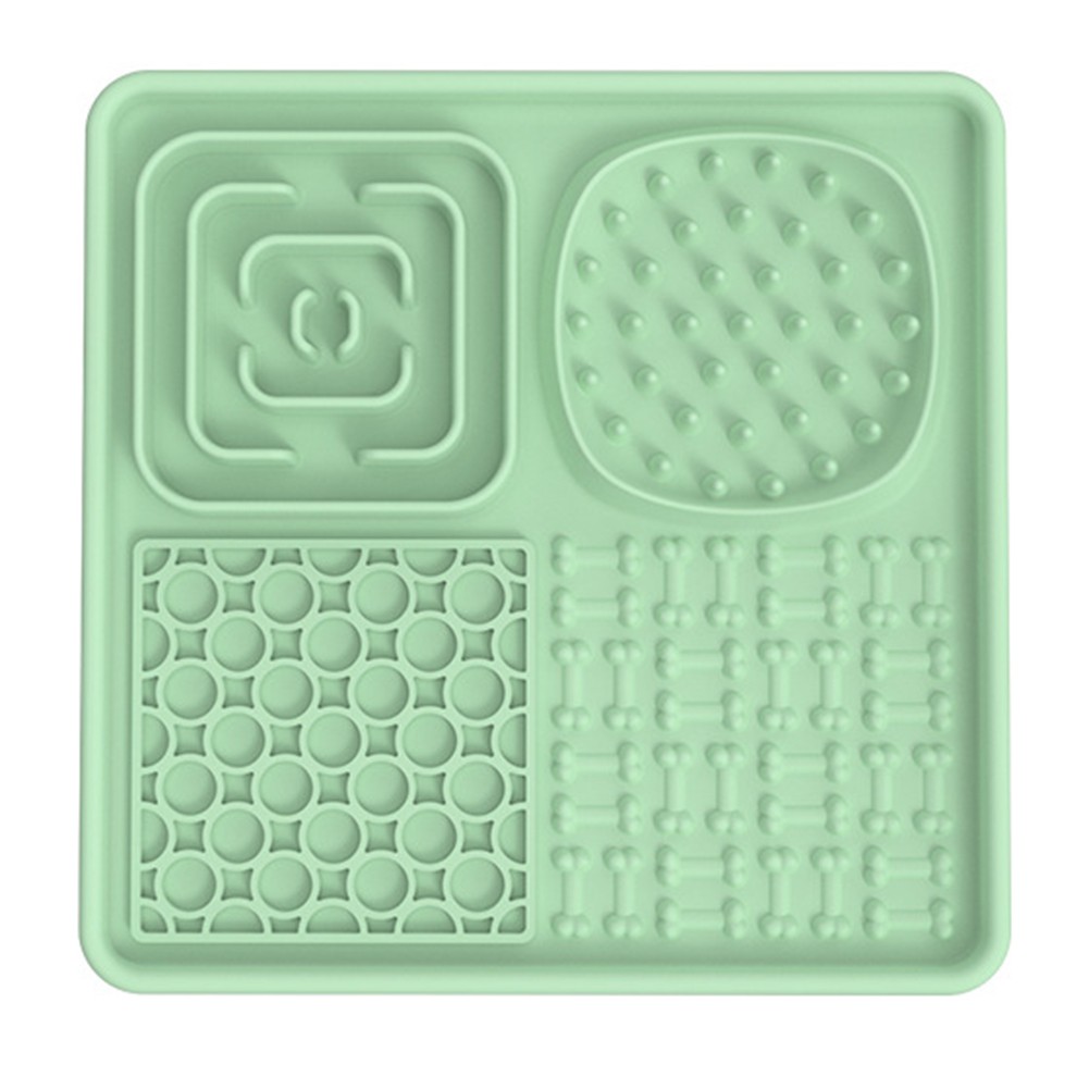 Anti Slip Pet Licking Mat Silicone Feeding Accessory for Dogs and Cats - Bild 13 von 17