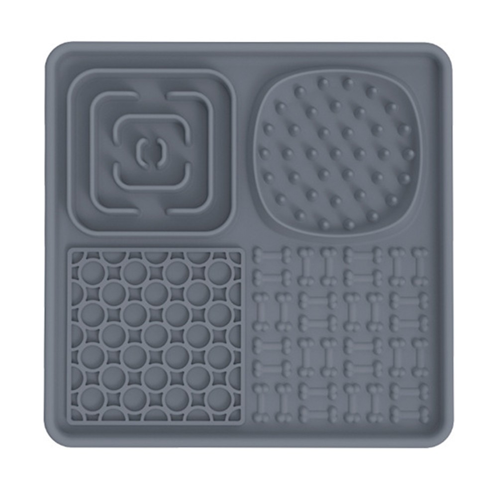 Anti Slip Pet Licking Mat Silicone Feeding Accessory for Dogs and Cats - Bild 15 von 17