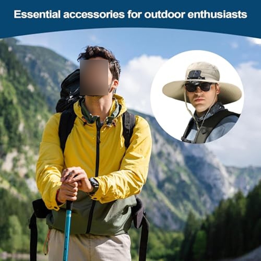Cooling Sunshade Hat with Solar Powered Fan for Ultimate Outdoor Comfort - Picture 23 of 27