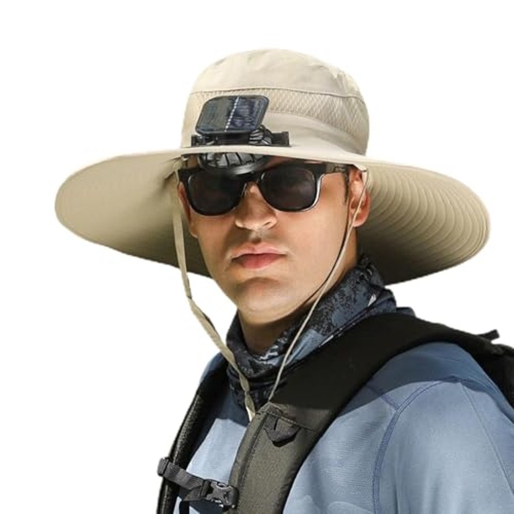 Cooling Sunshade Hat with Solar Powered Fan for Ultimate Outdoor Comfort - Picture 17 of 27