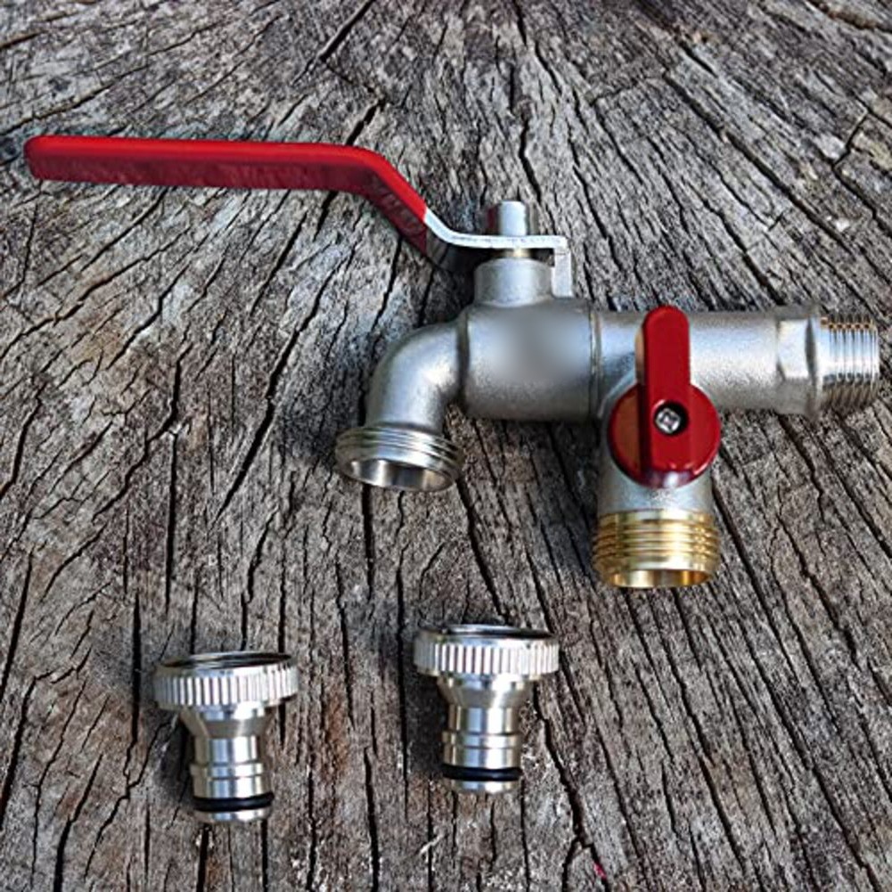 Water Outlet Faucet with Dual Connections for Efficient Water Management