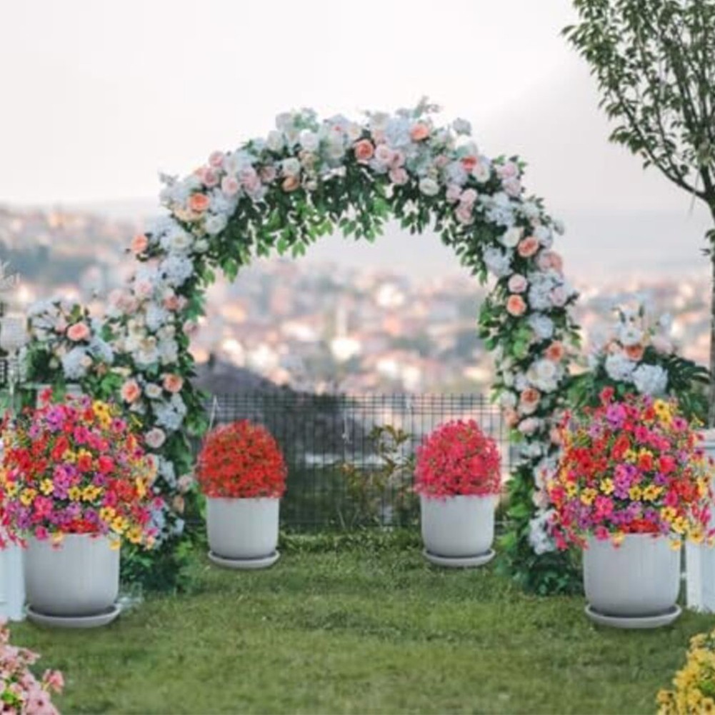 Large Artificial Flower in Purple for Outdoor Settings with Ground Installation - Picture 20 of 29