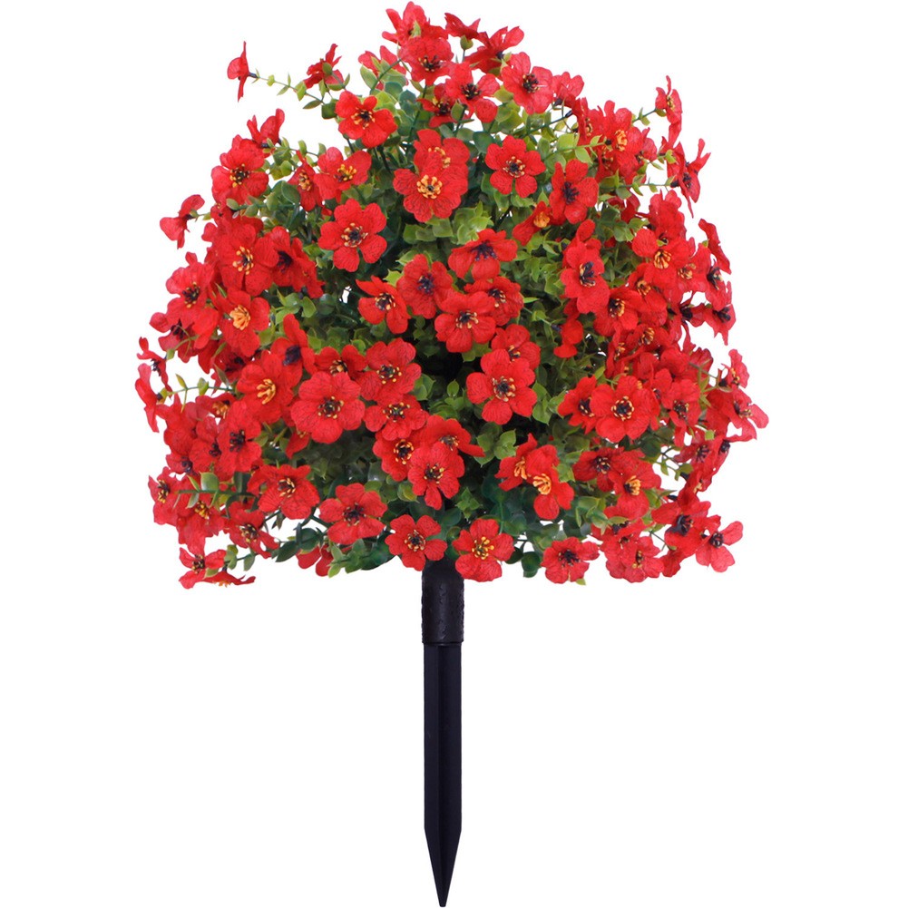 Large Artificial Flower in Purple for Outdoor Settings with Ground Installation - Picture 18 of 29