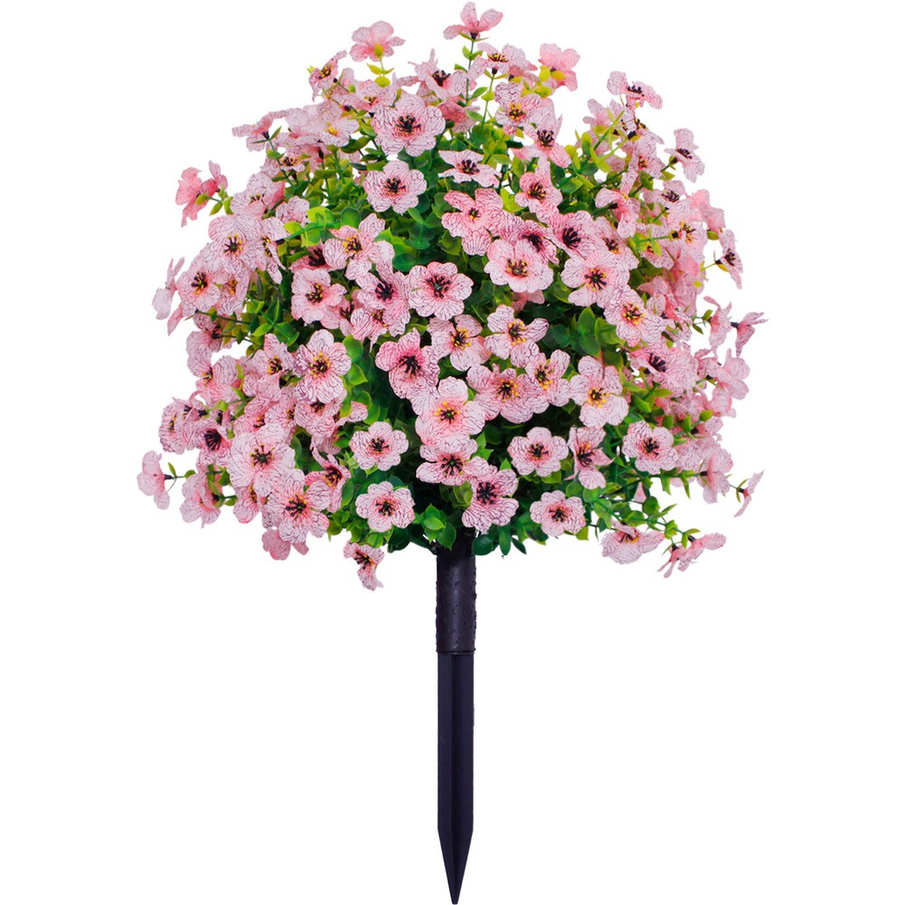 Large Artificial Flower in Purple for Outdoor Settings with Ground Installation - Picture 21 of 29