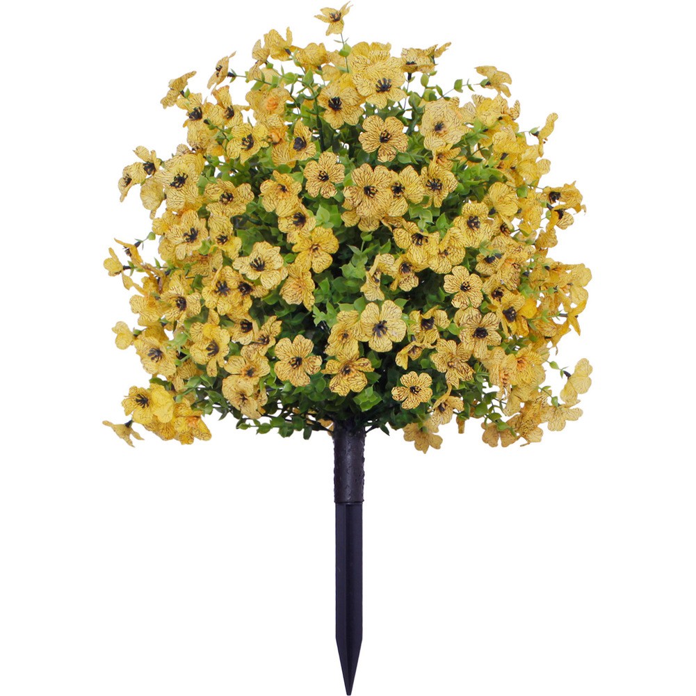 Large Artificial Flower in Purple for Outdoor Settings with Ground Installation - Picture 25 of 29