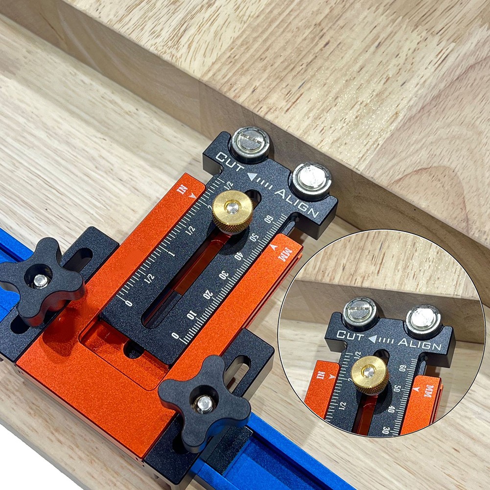 Accurate Cuts Table Saw Guide Adjustable Size Range Enhanced Sliding Stability - Picture 19 of 19