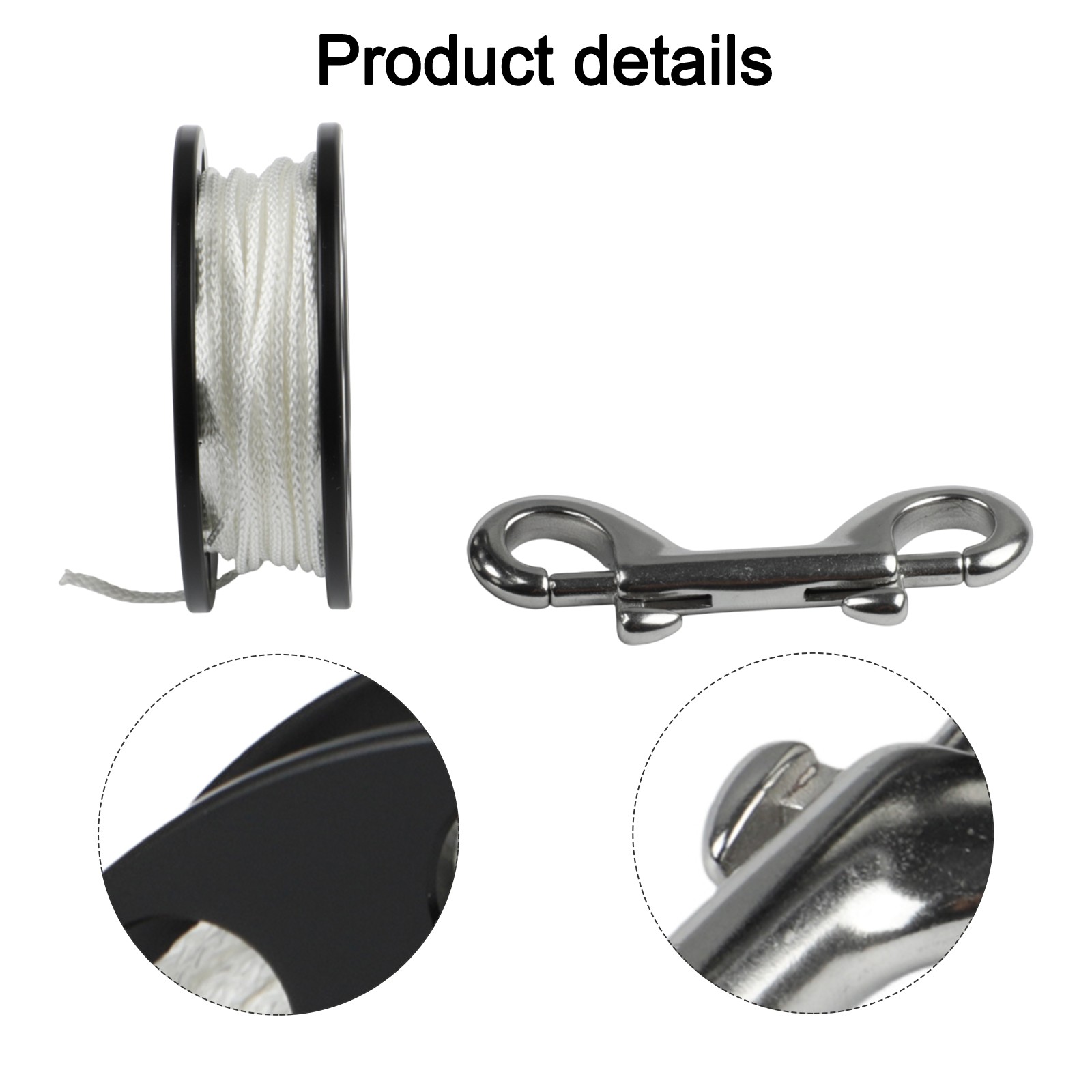 15M 30M 50M Tauchen Fingerspulenrolle Ideal für effizientes Ausrüstungsmanagement - Bild 27 von 42