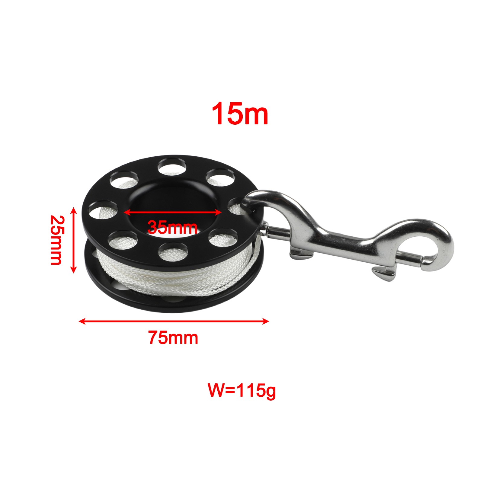 15M 30M 50M Tauchen Fingerspulenrolle Ideal für effizientes Ausrüstungsmanagement - Bild 26 von 42