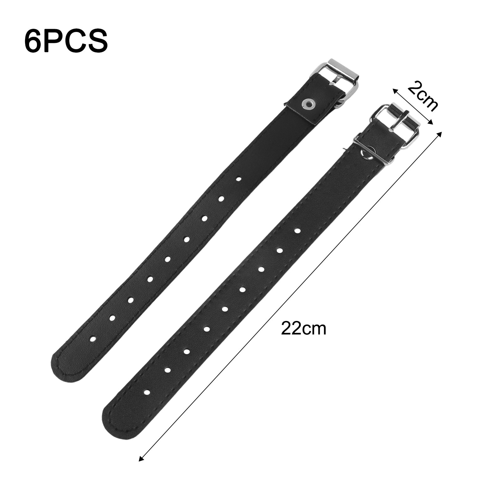 6pcs Adjustable Straps for Bicycle Basket Fits Most Front Handlebar Storage