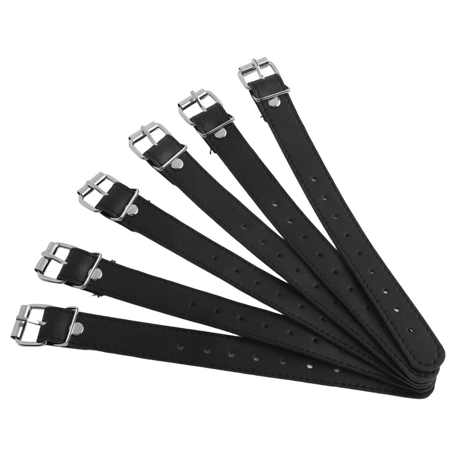 6pcs Adjustable Straps for Bicycle Basket Fits Most Front Handlebar Storage