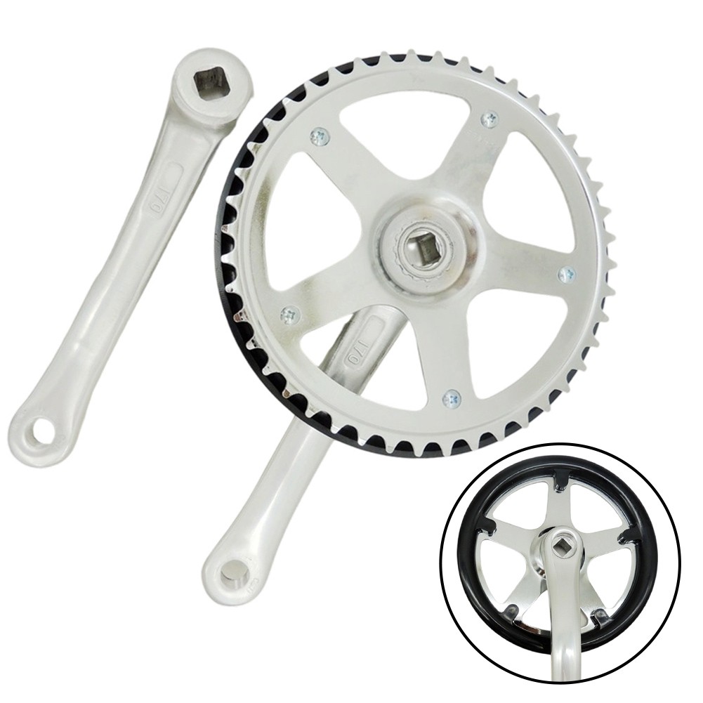 44T Folding Chainring with 170mm Crankset and Square Hole Designed for Bicycles - Picture 15 of 25