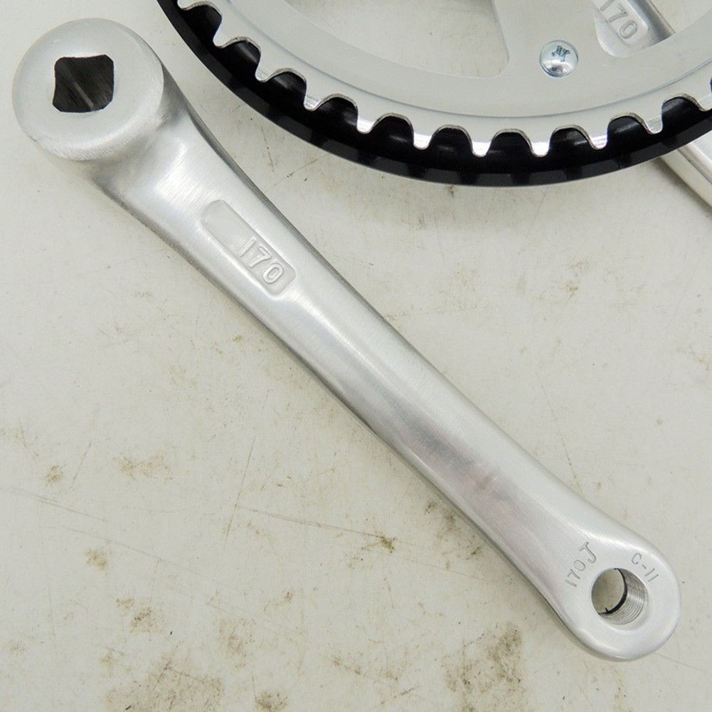 44T Folding Chainring with 170mm Crankset and Square Hole Designed for Bicycles - Picture 23 of 25