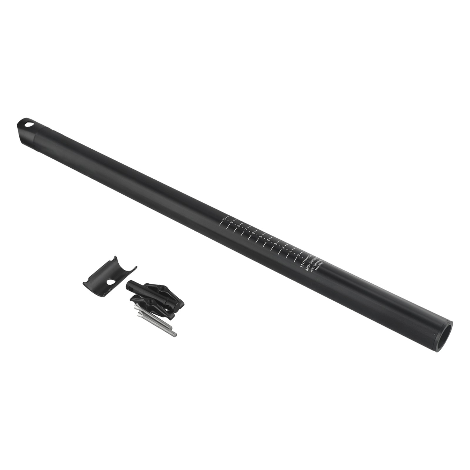 Tija de sillín de aluminio de 600 mm de largo para bicicleta plegable Brompton 33 9 mm de diámetro - Imagen 4 de 6